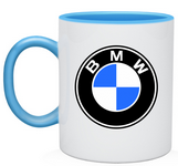 Печать на кружках,  логотип BMW 